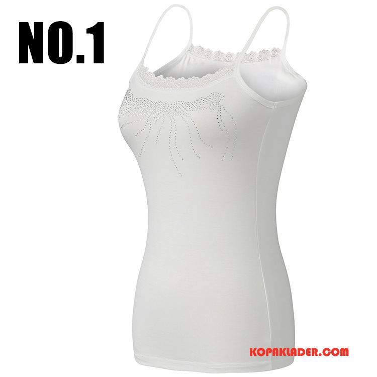 Dam Camisole Till Salu Hängsel Sommar Spets Casual 2018 Till Vit