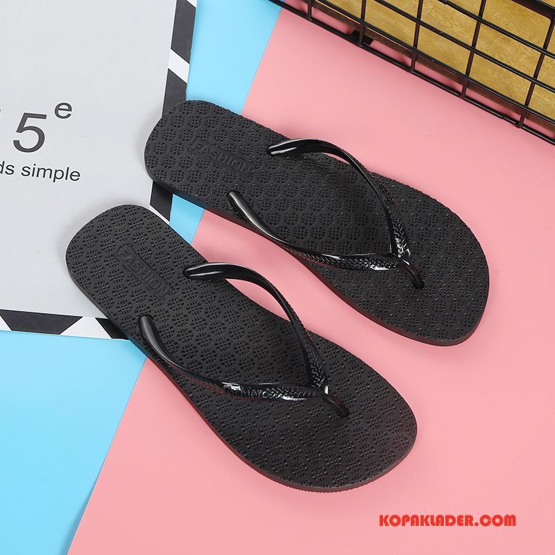 Dam Flip-flops Billiga Kvinna Badrum Tofflor Flip Flops Glidskydds Till Ljus Pulver