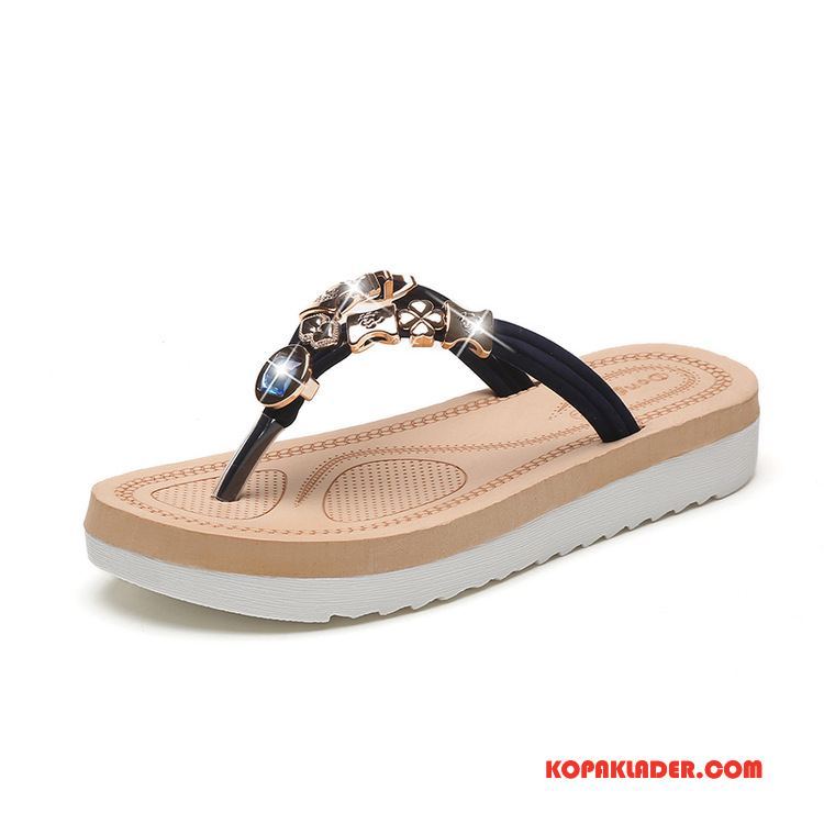 Dam Flip-flops Rea Kvinna Sommar Skor Casual Platta Röd