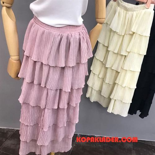 Dam Kjolar Köpa Mode Casual Sy Elegant Sommar Rosa Röd Till