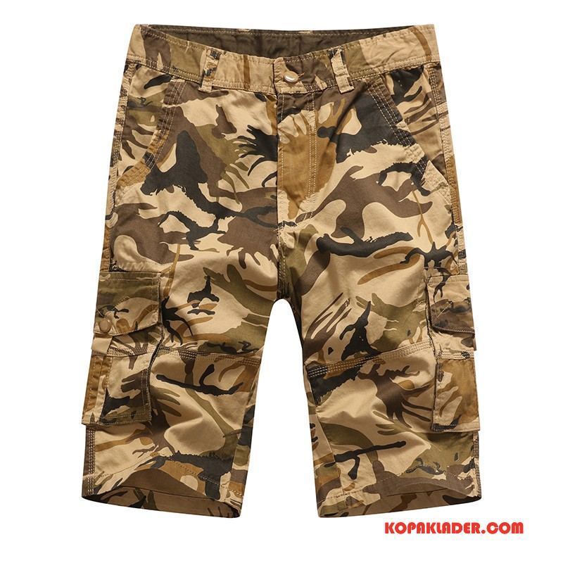 Herr Byxor Billigt Män Trend Lösa 2018 Casual Camouflage Khaki