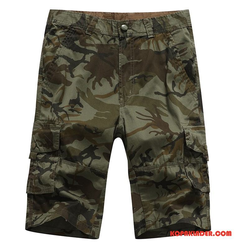 Herr Byxor Billigt Män Trend Lösa 2018 Casual Camouflage Khaki