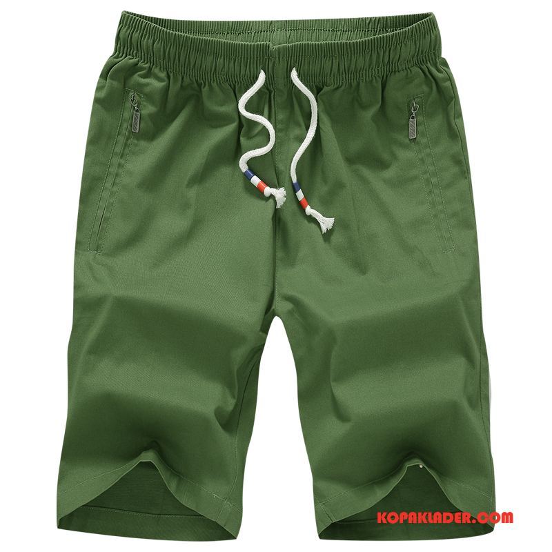 Herr Byxor Köpa Shorts Trend Sommar Lösa Män Fluorescens Grön