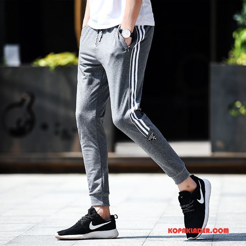 Herr Byxor Rea Casual Män Mode Trend Sport Vinröd