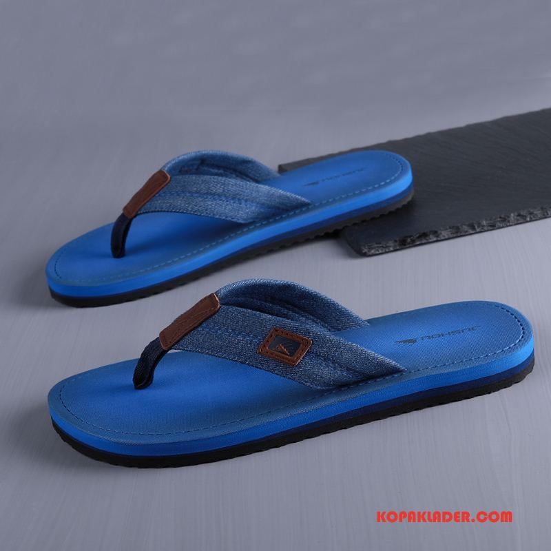 Herr Flip-flops Butik Personlighet Sandaler Flip Flops Sommar Män Svart