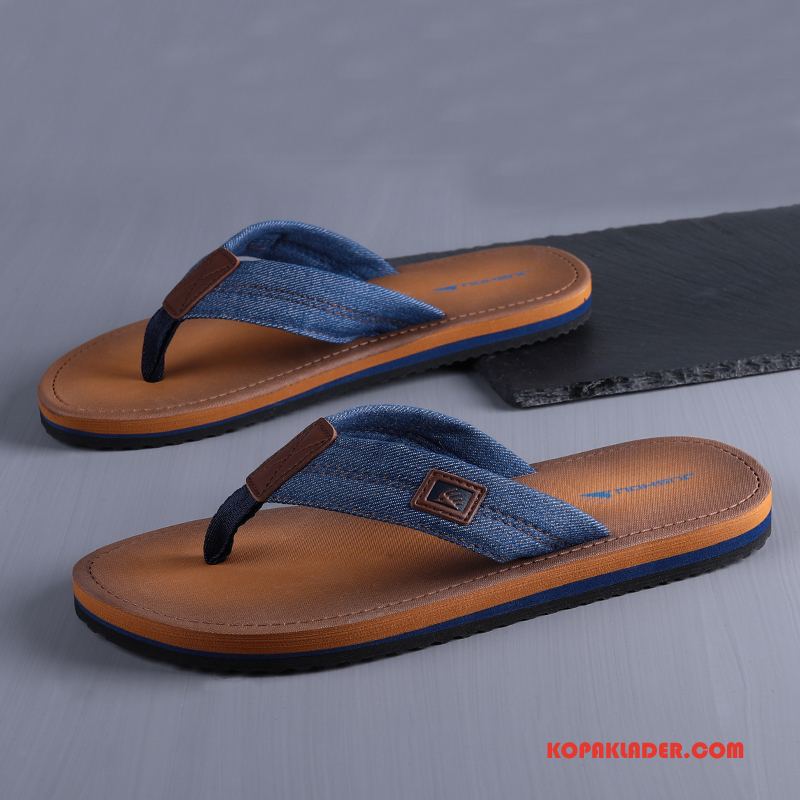 Herr Flip-flops Butik Personlighet Sandaler Flip Flops Sommar Män Svart