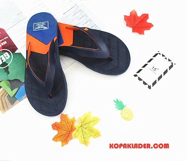 Herr Flip-flops Köpa Skor Trend Flip Flops Tofflor Män Svart