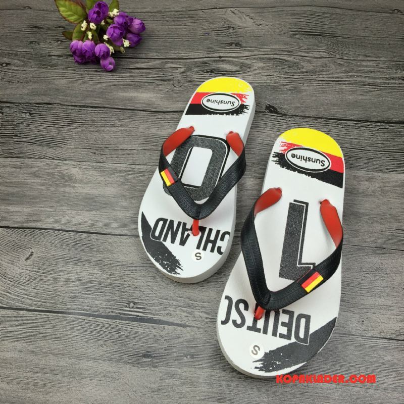 Herr Flip-flops Köpa Tofflor Män Stranden Sommar Flip Flops Svart