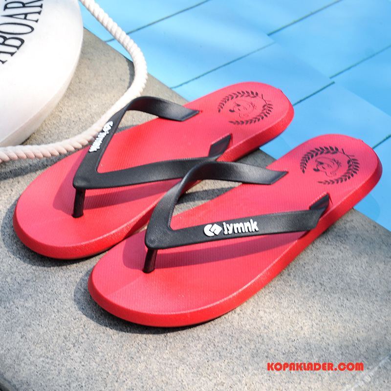 Herr Flip-flops Online Bekväm Trend Mjuka Flip Flops Med Tjocka Sulor Grön