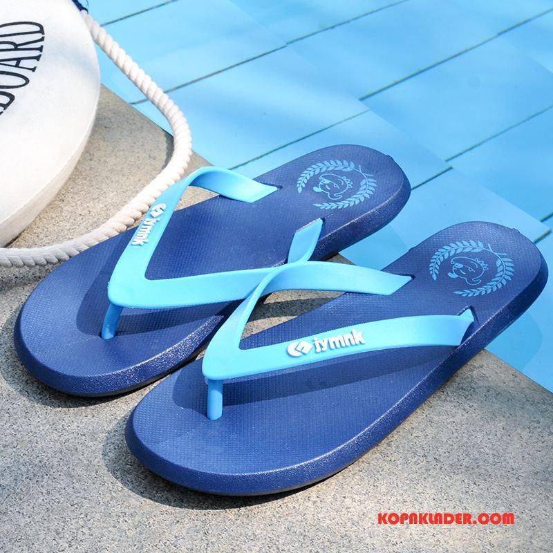 Herr Flip-flops Online Bekväm Trend Mjuka Flip Flops Med Tjocka Sulor Grön