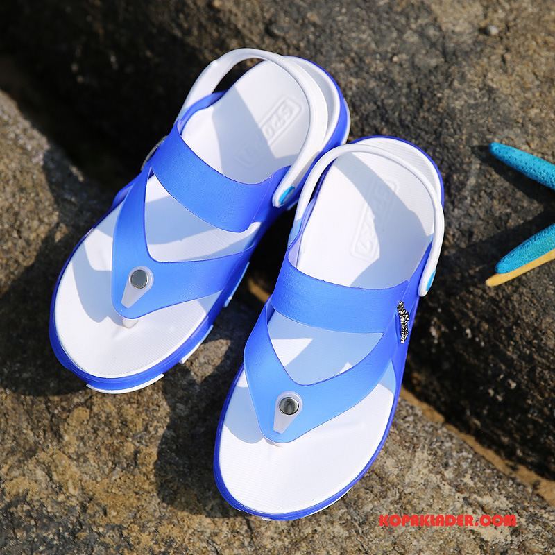 Herr Flip-flops Online Flip Flops Mode Män Casual 2018 Brun