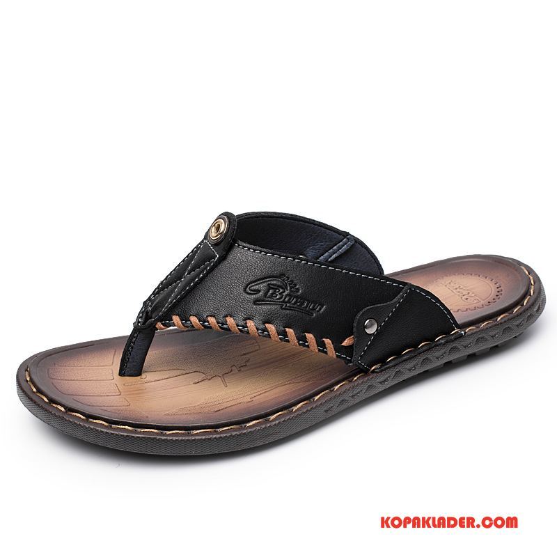 Herr Flip-flops Online Skor Platta Stranden Utomhus Flip Flops Brun