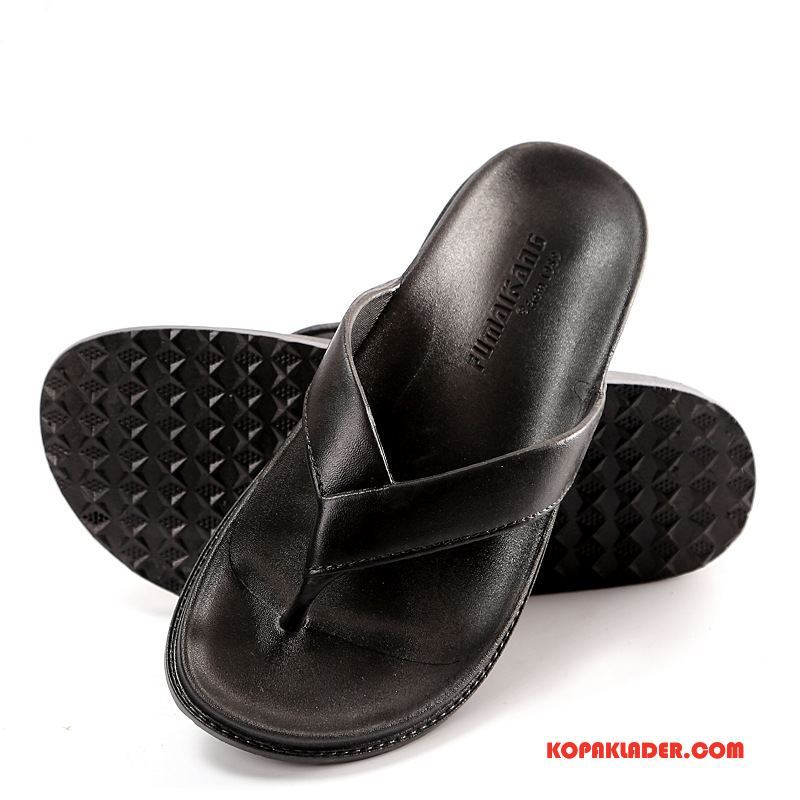 Herr Flip-flops Online Tofflor Glidskydds Stranden Sommar Skor Brun