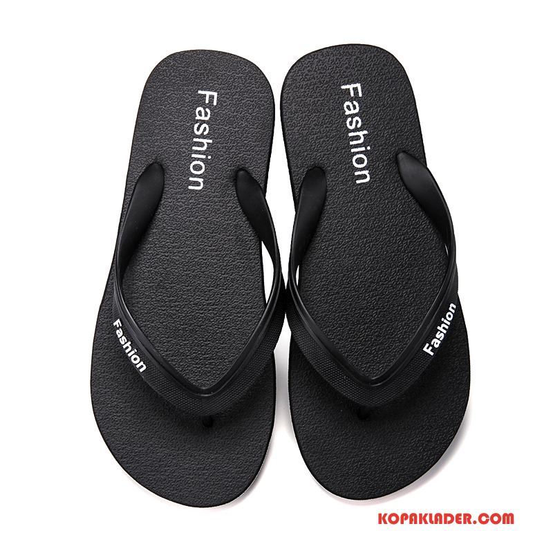 Herr Flip-flops Rea Sommar Utomhus Tofflor Trend Män Röd