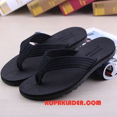 Herr Flip-flops Till Salu Casual Flip Flops Män Skor 2018 Svart