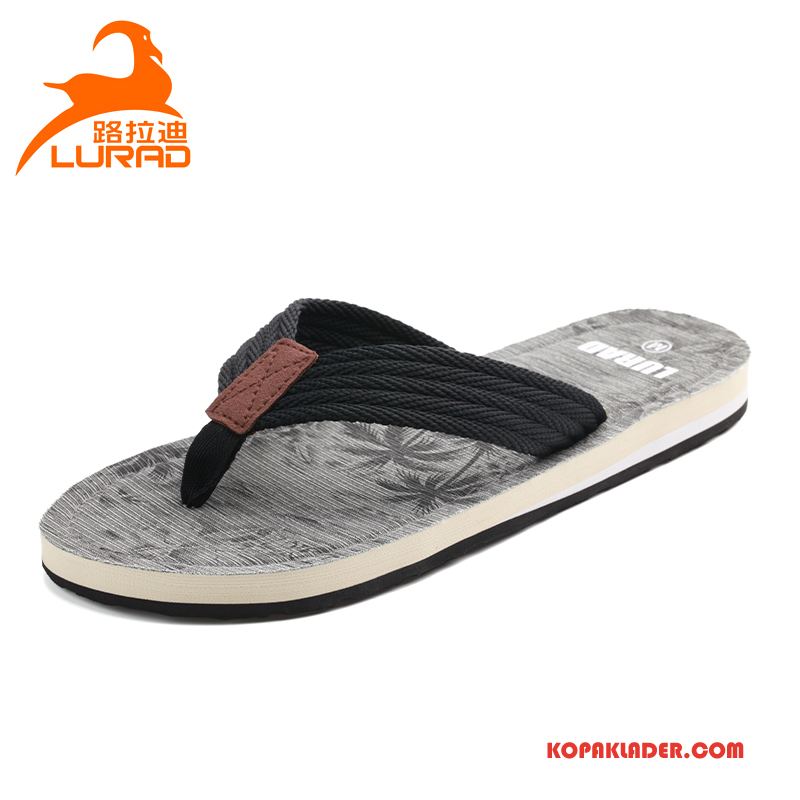 Herr Flip-flops Till Salu Tofflor Sommar Stranden Flip Flops Glidskydds Blå