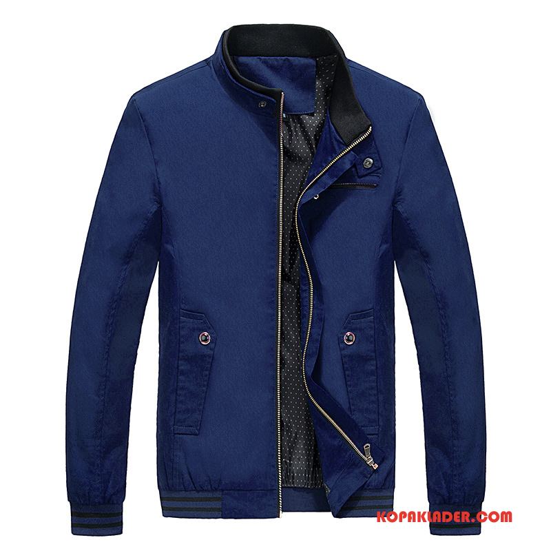 Herr Jackor Billig Män Slim Fit Mode 2018 Casual Till Khaki