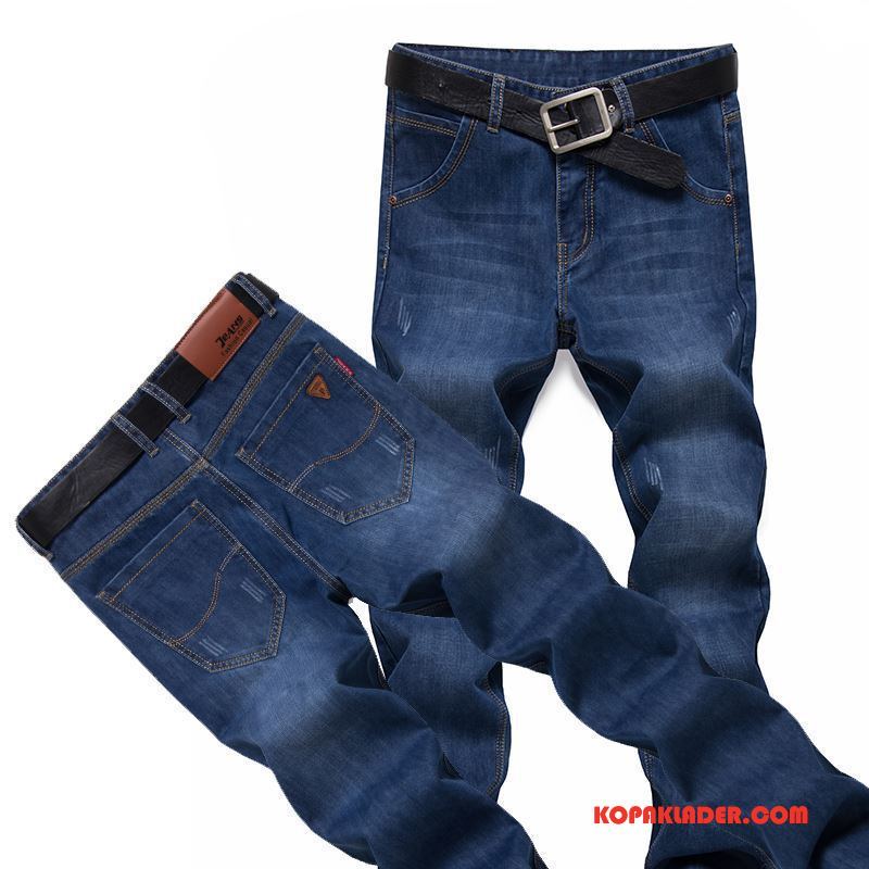 Herr Jeans Online Adolescens Trend Casual Liten Män Blå