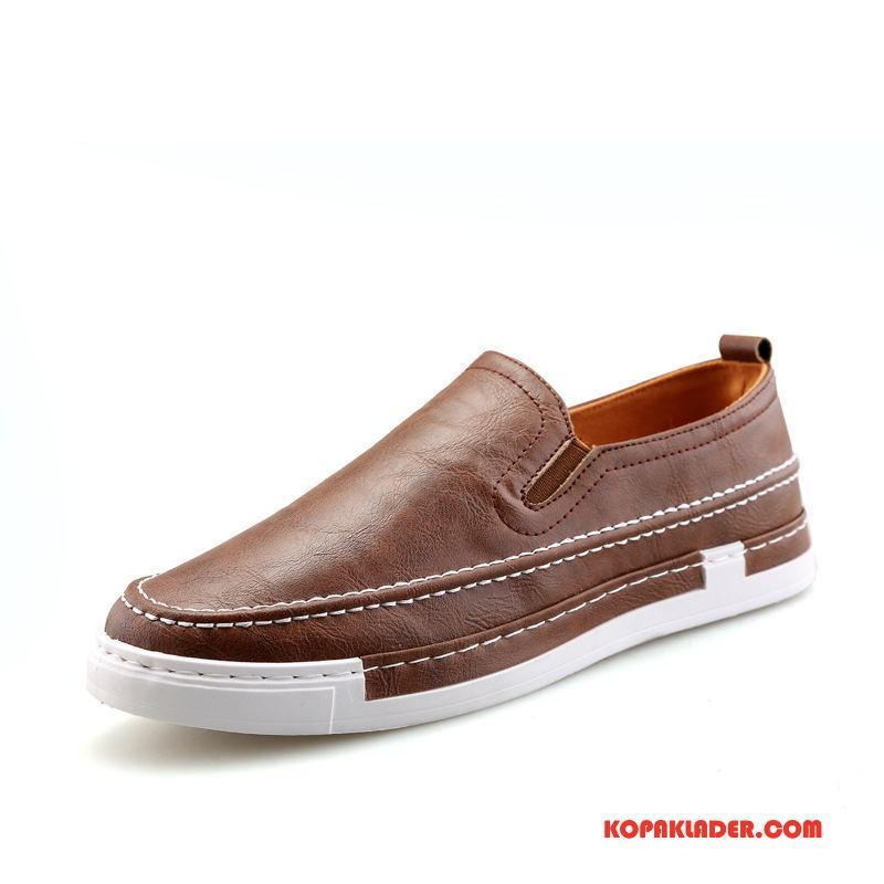 Herr Mockasiner Till Salu Skor Trend Casual Läderskor Loafers Brun