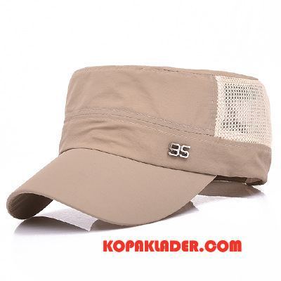 Herr Mössor Hattar Billig Solskydd Solljus Mesh Sommar Casual Khaki