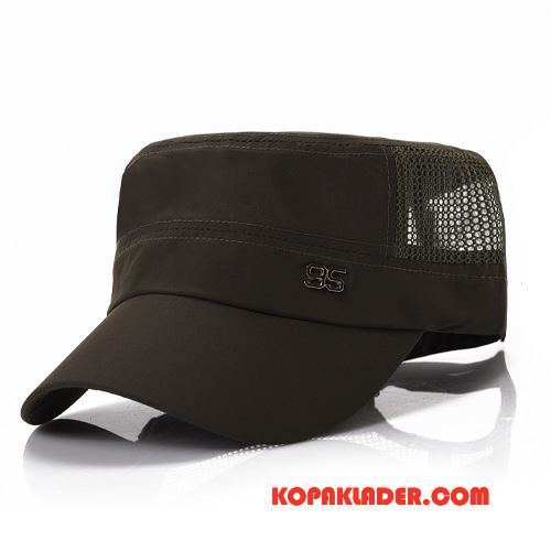 Herr Mössor Hattar Billig Solskydd Solljus Mesh Sommar Casual Khaki