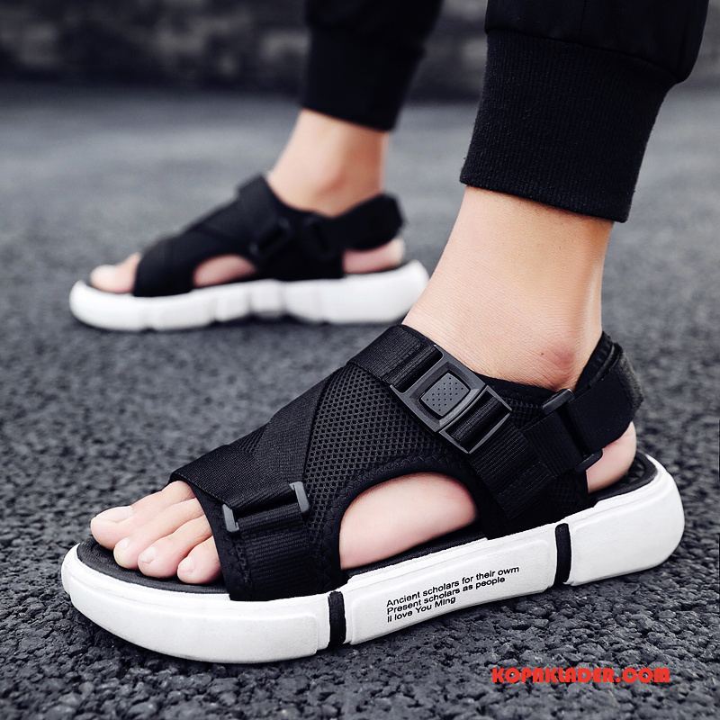 Herr Sandaler Billigt Sport Sommar Trend Män Casual Blå