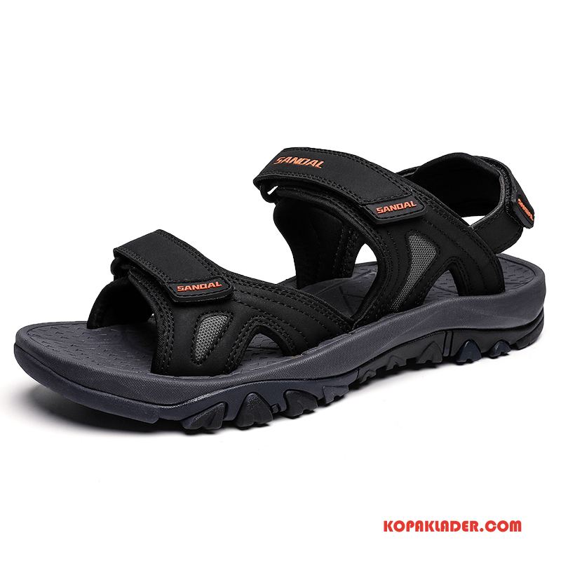 Herr Sandaler Billigt Stranden Sommar Skor Casual Sport Brun