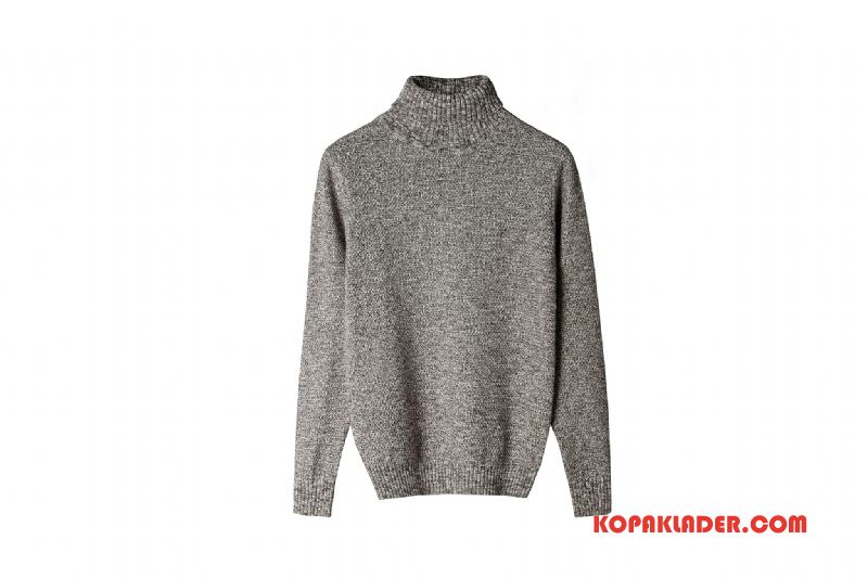 Herr Tröjor Rea Casual Män Pullover Randig 2018 Grå Mörk