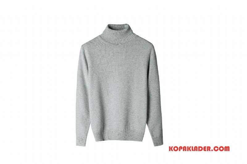 Herr Tröjor Rea Casual Män Pullover Randig 2018 Grå Mörk