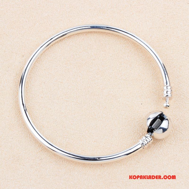 Dam Silver Smycken Rea Mode Armband Personlighet Kvinna Accessoar Silver