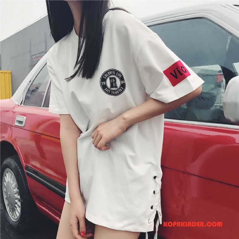 Dam T-shirts Billiga Elegant Populär Tunn 2018 Slim Fit Vit Dam T-shirts Billiga Elegant Populär Tunn 2018 Slim Fit Vit