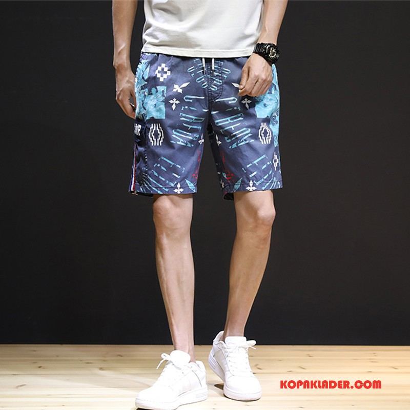Herr Byxor På Nätet Casual Stranden Sommar Shorts Kortbyxor Blå Herr Byxor På Nätet Casual Stranden Sommar Shorts Kortbyxor Blå