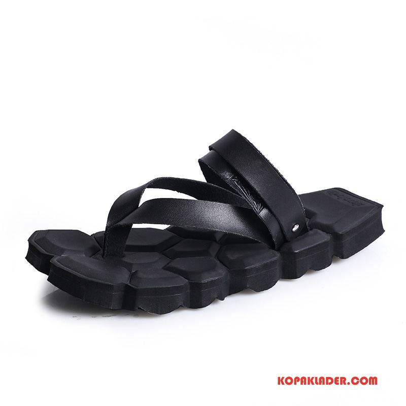 Herr Flip-flops Butik Sommar Trend Flip Flops Sandaler Tofflor Svart