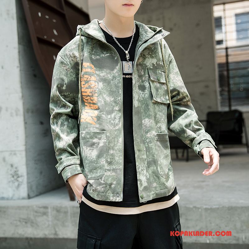 Herr Jackor Till Salu Män Vacker Trend Varumärke Kappor Rockar Ny Camouflage Grön Herr Jackor Till Salu Män Vacker Trend Varumärke Kappor Rockar Ny Camouflage Grön