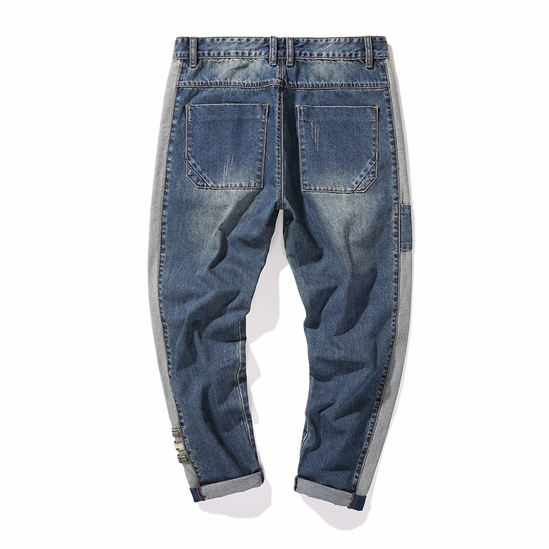 Herr Jeans På Rea Lösa Vinter Höst Trend Harlan Blå